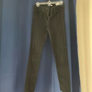 Black Levi skinny jeans